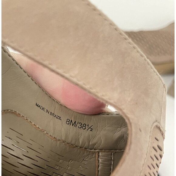 Vince Camuto 'Lavette' Perforated Leather Peep Toe Anklet Bootie Women's 8M - Picture 10 of 10